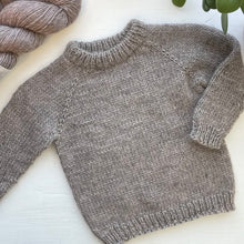 Indlæs billede til gallerivisning Basis Børnesweater | strikogkaffe