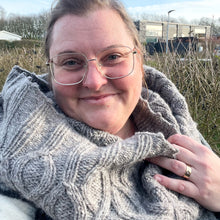 Indlæs billede til gallerivisning Kram Dellevarmer Strikkeopskrift